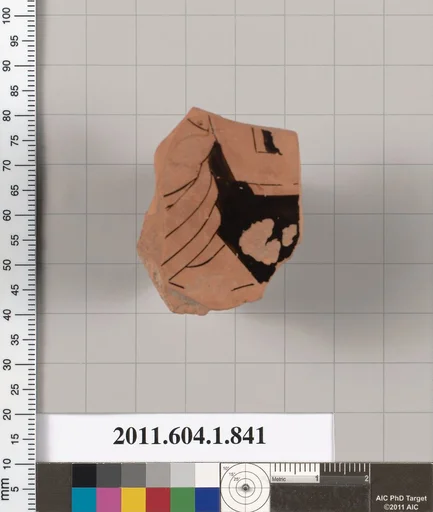 Terracotta fragment of a kylix (drinking cup)