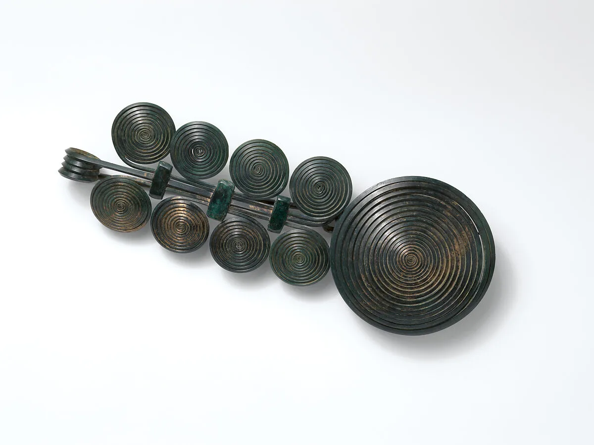 Large Brooch with Spirals — Unknown
