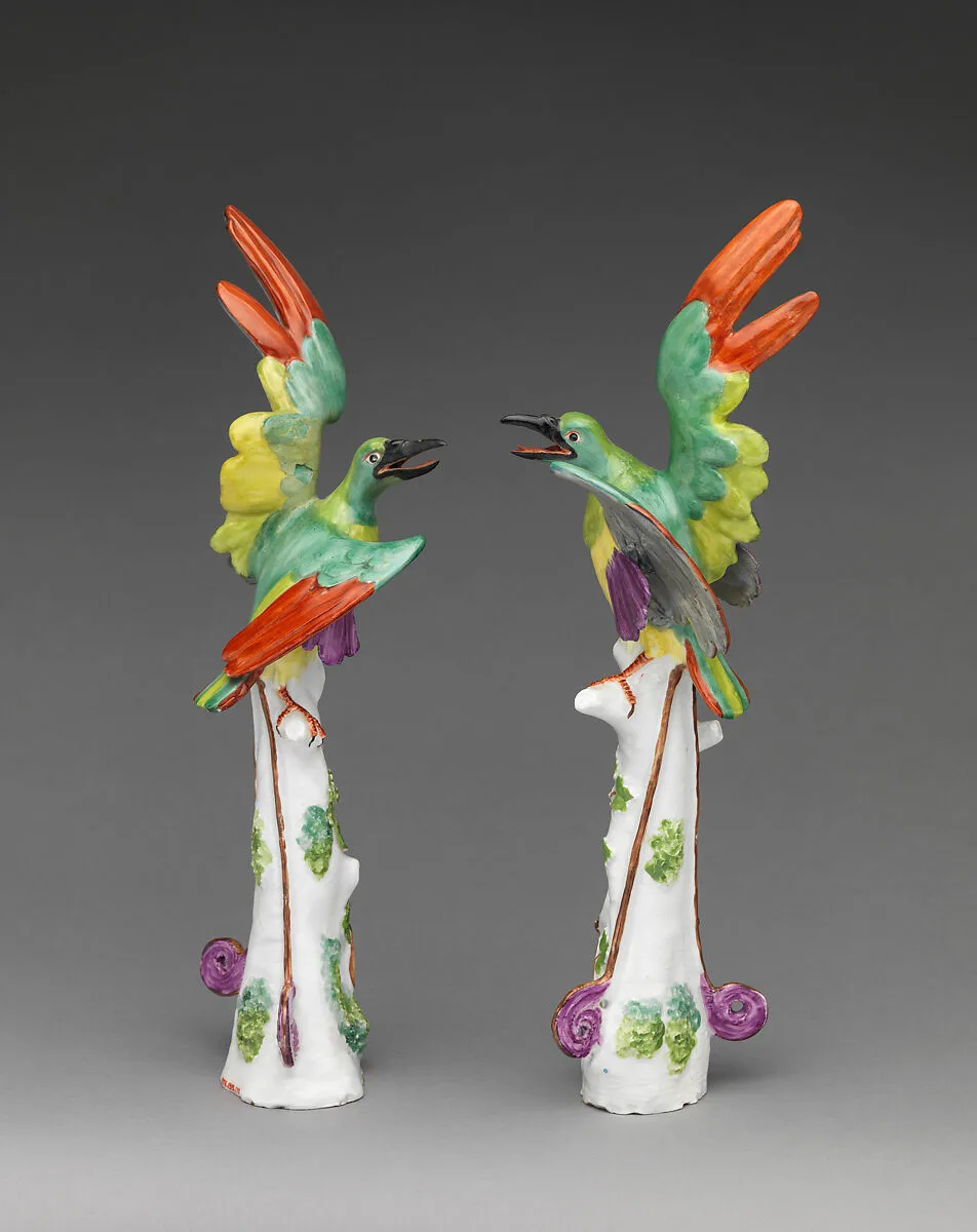 Bird of paradise (quetzal) (one of a pair) — Meissen Manufactory|Johann Joachim Kändler