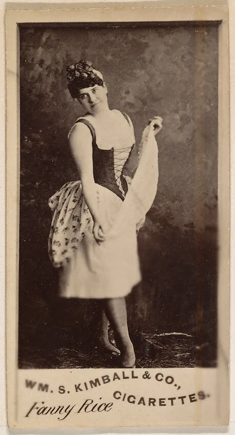 Fanny Rice, from the Actresses series (N203) issued by Wm. S. Kimball & Co. — William S. Kimball & Company