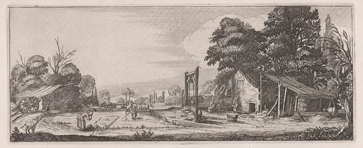 Reverse Copy of Le Jardin, appelé aussi Le Marais (The Garden, also called The Marsh), from Les Quatre Paysages (The Four Landscapes), plate 1