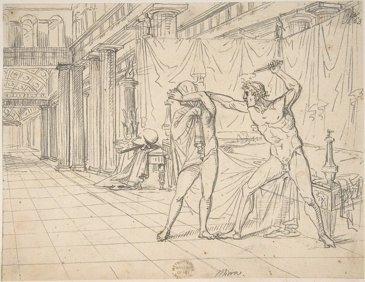 Tarquin and Lucrezia — Vincenzo Camuccini