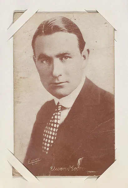Owen Moore from Movie Stars Exhibit Cards series (W401) — Unknown
