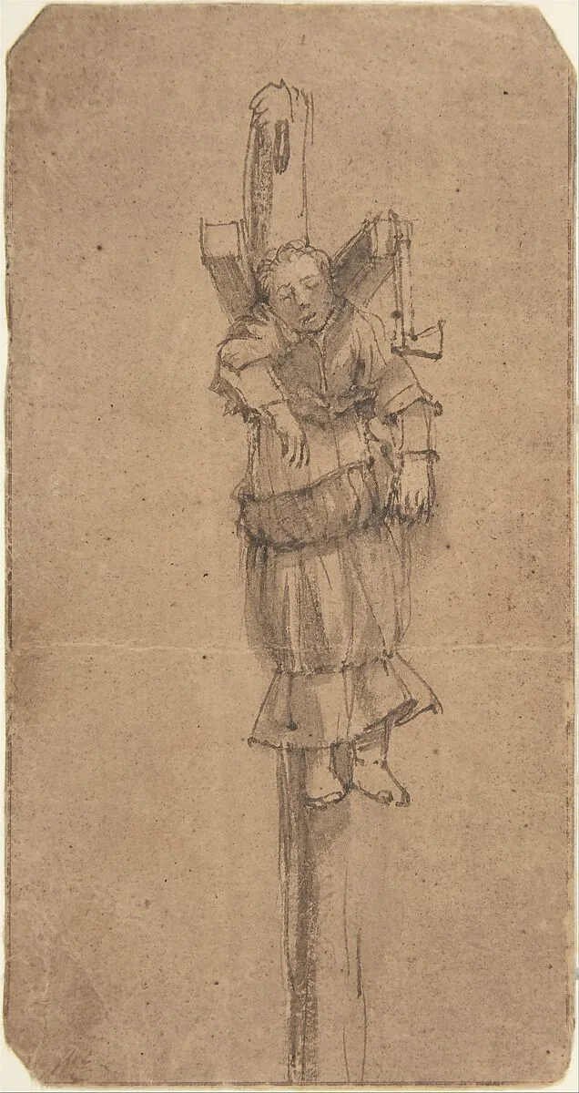 Elsje Christiaens Hanging on a Gibbet — Rembrandt (Rembrandt van Rijn)