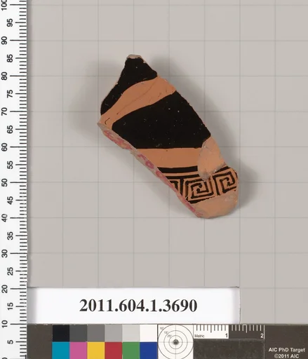 Terracotta fragment of a kylix (drinking cup)