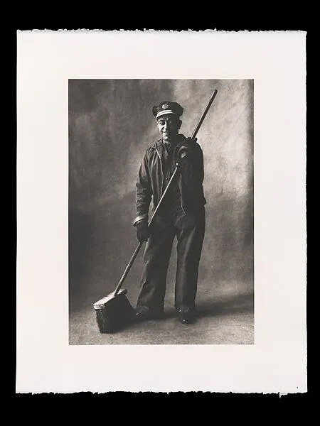 Street Cleaner, New York — Irving Penn
