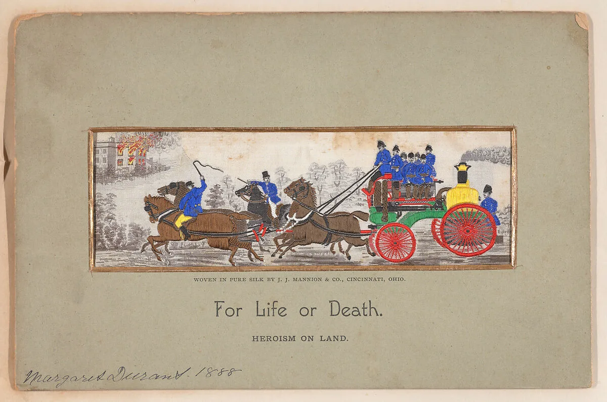For Life or Death from Stevengraph silk woven pictures (W500) — Unknown