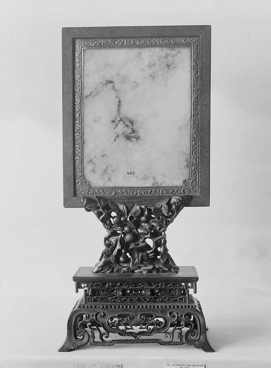 玉插屏|Table screen — Unknown