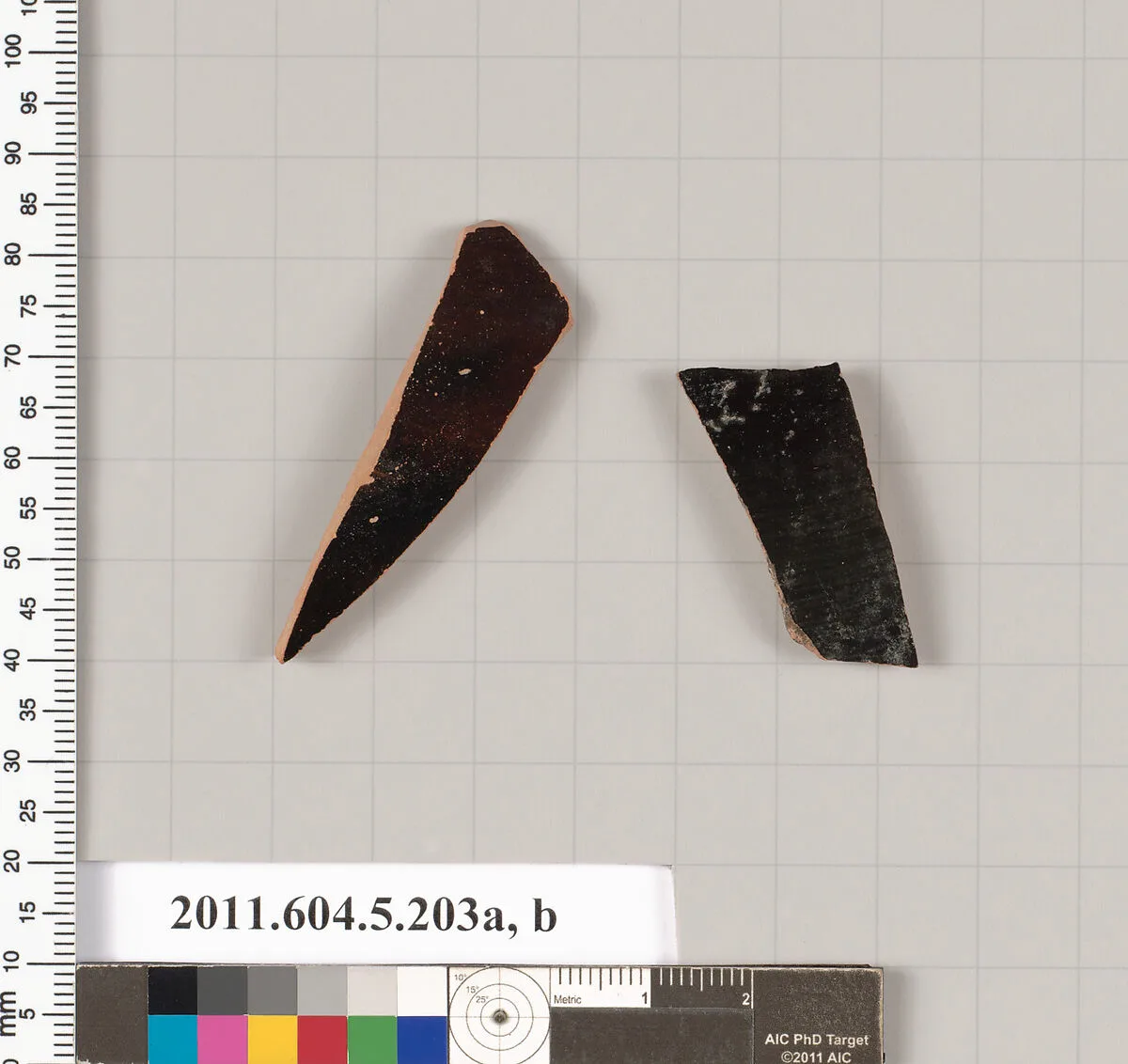 Terracotta fragments of kylikes (drinking cups) — Unknown