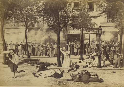 Massacre des dominicains d'Arcueil, route d'Italie no. 38, le 25 mai 1871, à 4 heures et demie