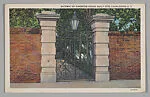 Gateway of Simonton House, Built 1776, Charleston, South Carolina — Unknown