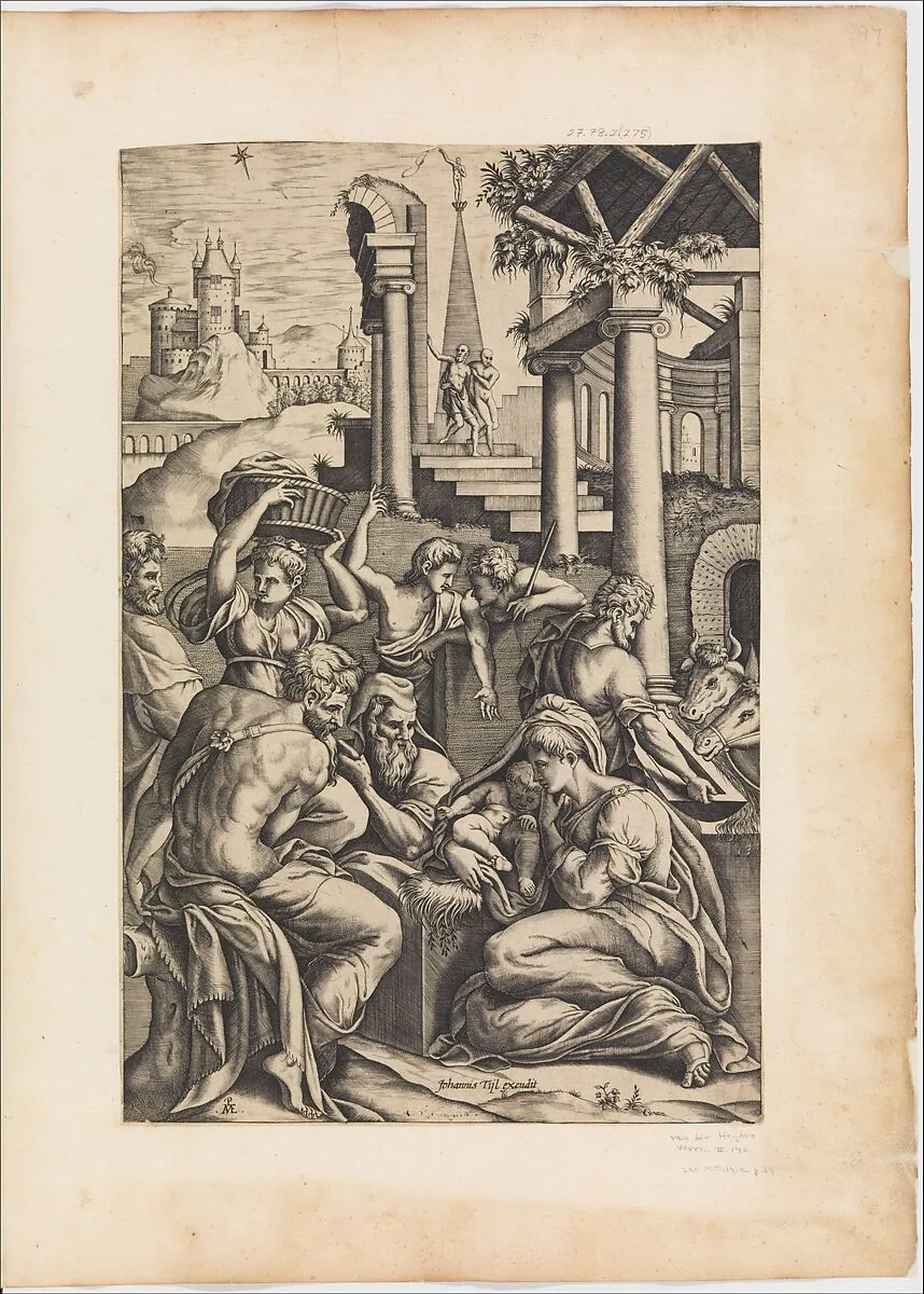 The Adoration of the Shepherds — Pieter van der Heyden
