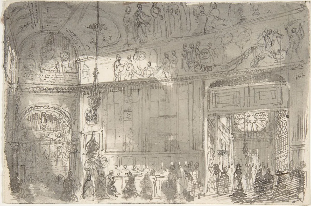 Interior of a Chapel — Anonymous, Italian, 19th century