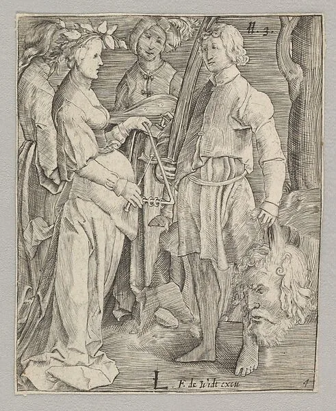 Triumph of David (copy) — F. de Widt|Lucas van Leyden