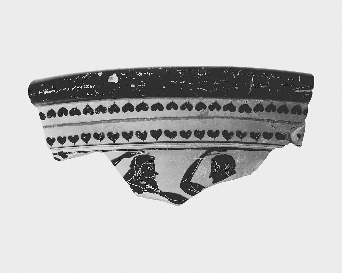 Calyx-krater, fragments — Exekias