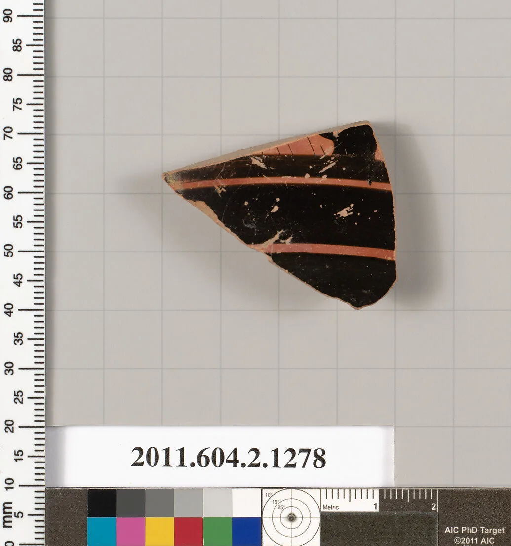 Terracotta fragment of a skyphos (deep drinking cup) — Unknown