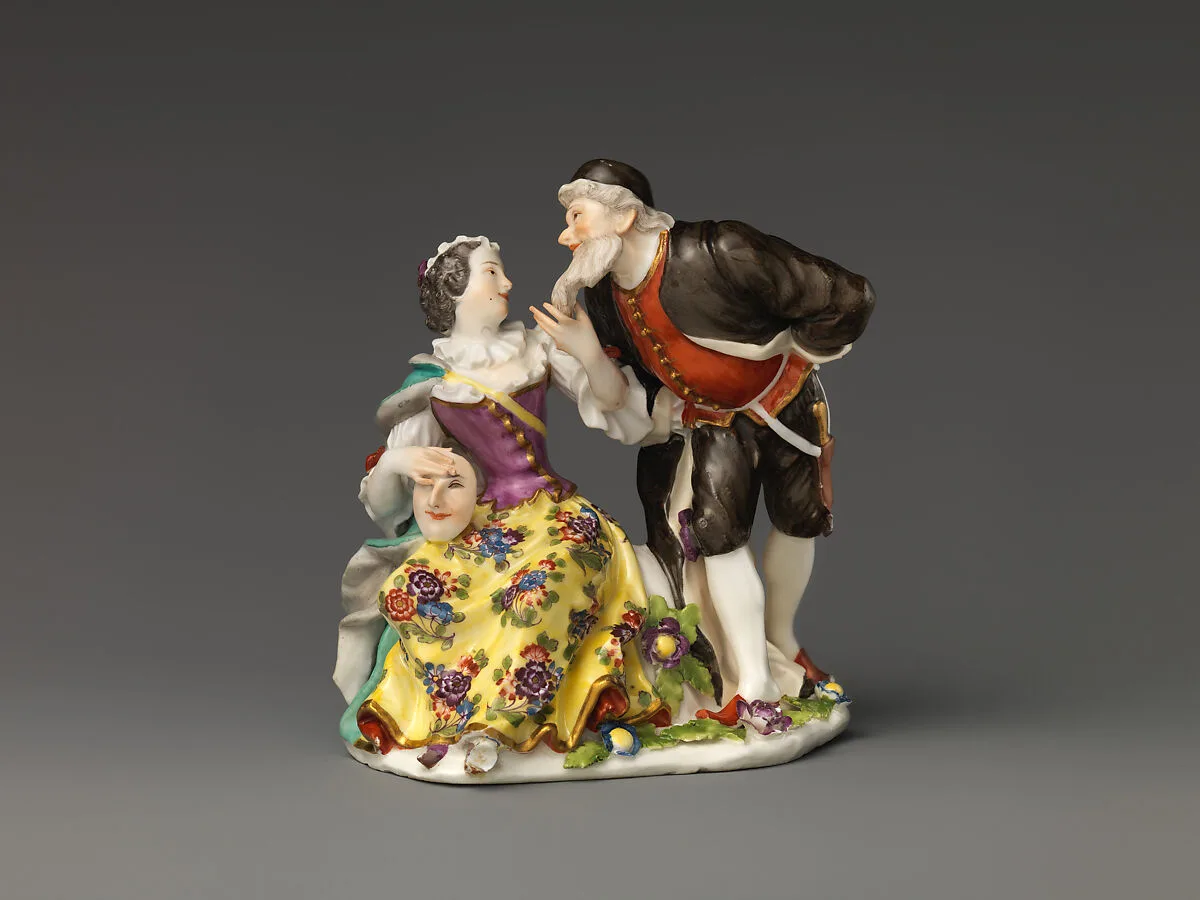 Columbine and Pantaloon — Meissen Manufactory|François Joullain|Jacques Callot