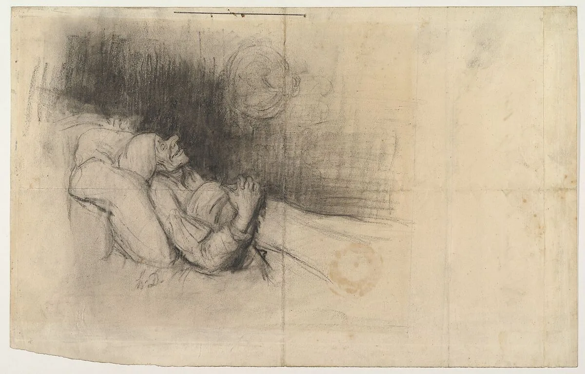 Man Dreaming — Honoré Daumier