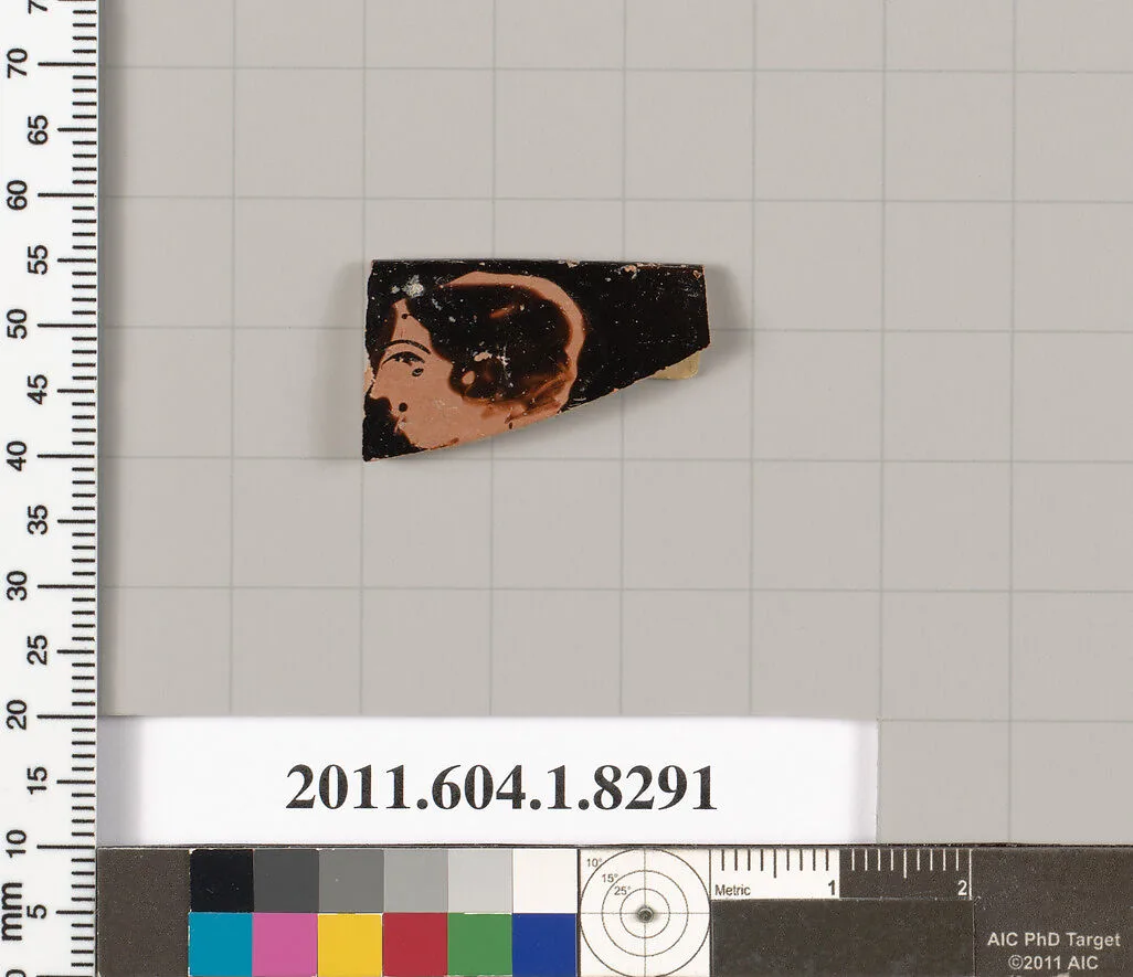 Terracotta rim fragment of a kylix (drinking cup) — Unknown