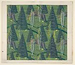Pine Trees and Birches — Rockwell Kent