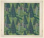Pine Trees and Birches