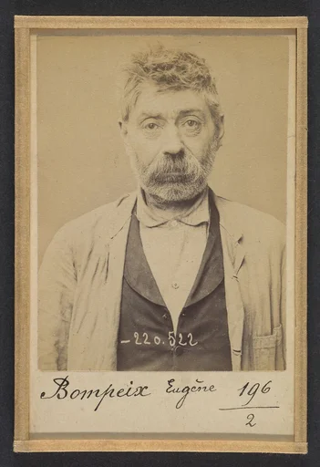 Bompeix. Eugène. 53 ans, né à St Martin d'Herbus (Haute-Vienne). Conducteur de machines. Anar. 3/7/94.