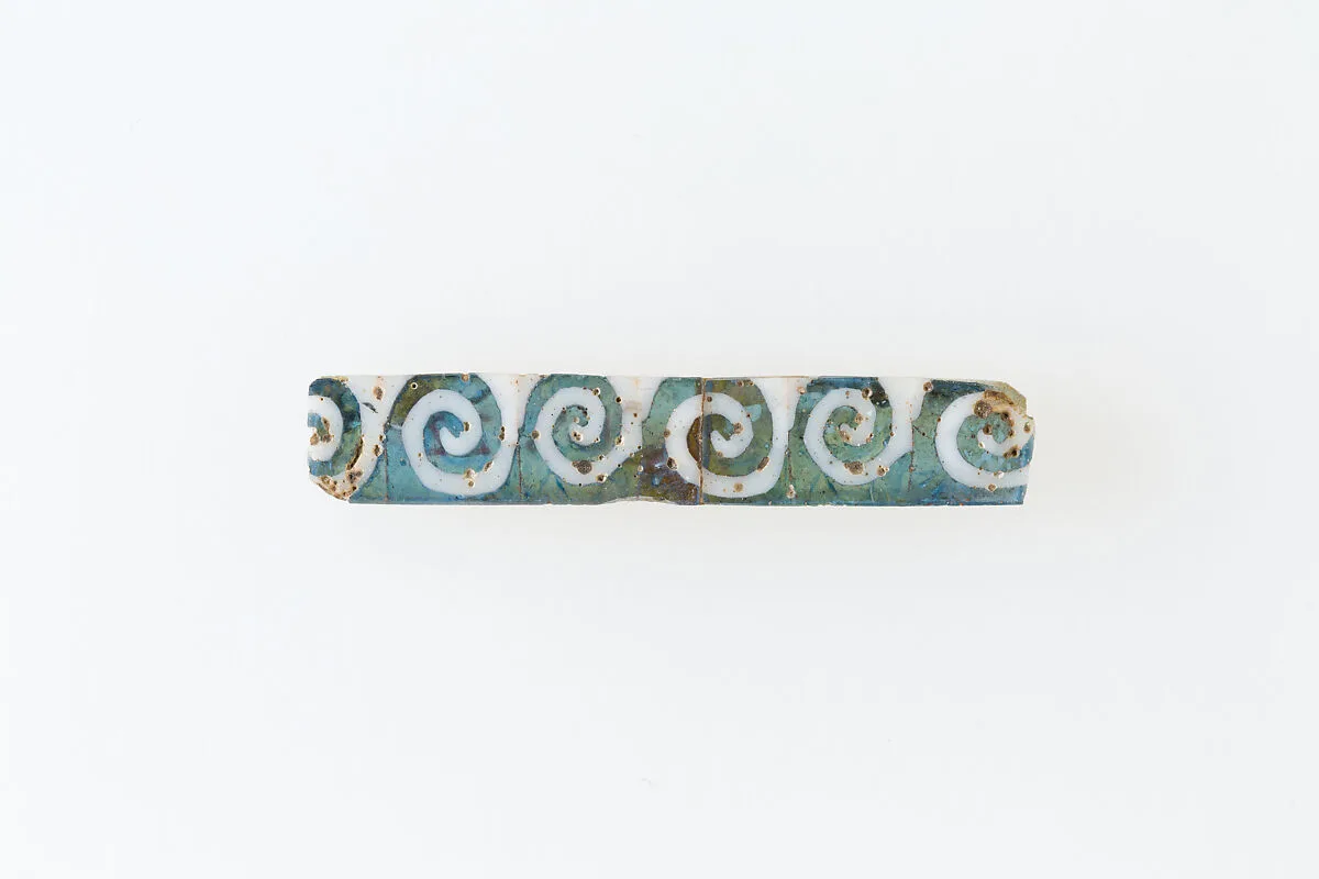 Inlay, running spirals — Unknown