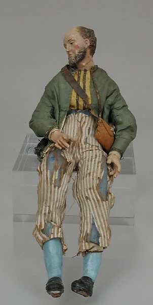 Man with striped pants — Unknown
