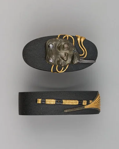 Sword-Hilt Collar and Pommel (Fuchigashira)