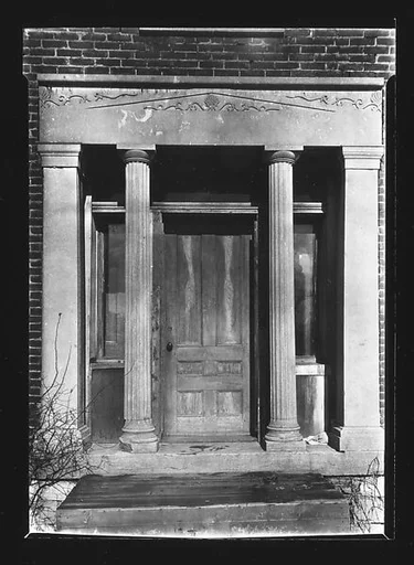 [Greek Revival Doorway with Doric Capitals, Near Ballston Spa, New York]