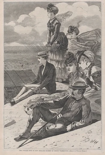 The Coolest Spot in New England – Summit of Mount Washington Homer (from "Harper's Bazar," Vol. III)