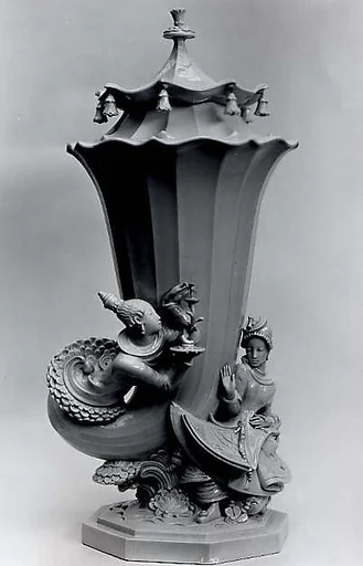 "The Chinese Bride" Vase with Cover