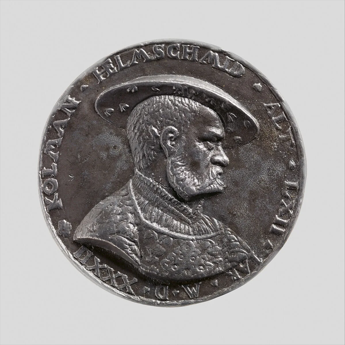 Medal of Kolman Helmschmid (1471–1532) — Hans Kels the Younger
