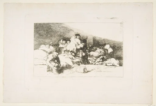 Plate 25 from "The Disasters of War" (Los Desastres de la Guerra): 'These too' (Tambien estos)