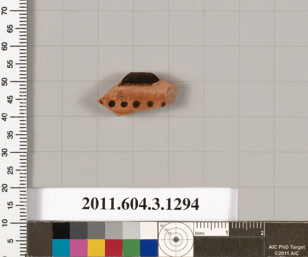 Terracotta fragment of a skyphos (deep drinking cup) — Unknown