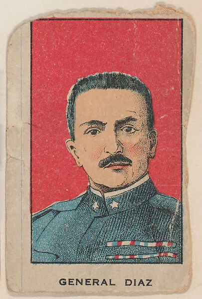 General Diaz trade card (W500) — Unknown