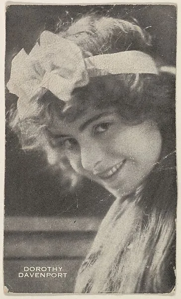 Dorothy Davenport, from the Black and White Movie Stars series (D1), issued by the E. H. Koester Baking Company — E. H. Koester Baking Company, Baltimore