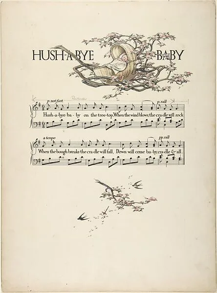 "Hush-a-by-Baby"―Page Design — Paul Vincent Woodroffe|Joseph Samuel Moorat