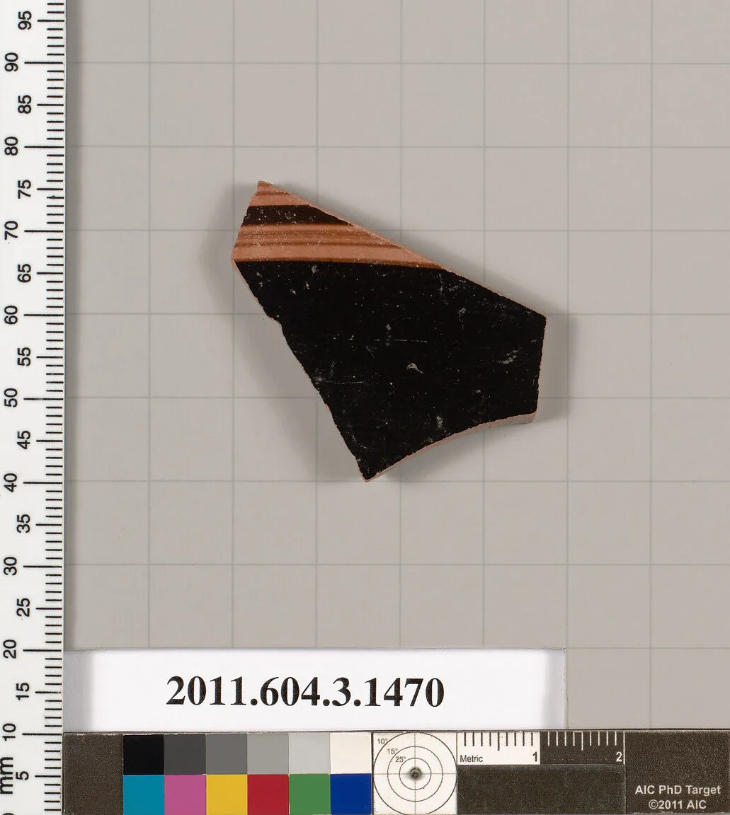 Terracotta fragment of a skyphos (deep drinking cup) — Unknown