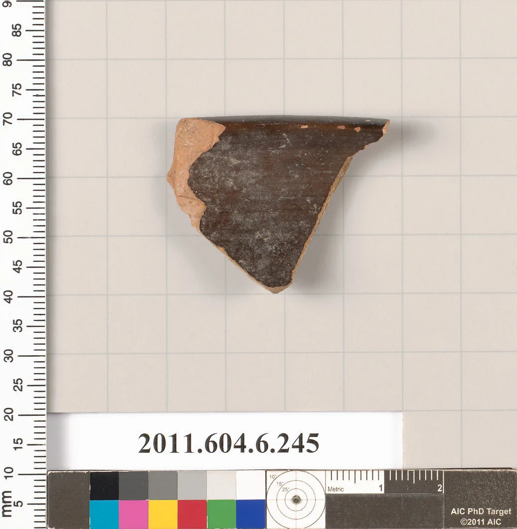 Terracotta rim fragment of an open shape — Unknown