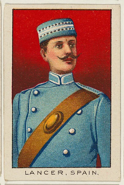 Lancer, Spain, from the Military series (T79) issued by the American Tobacco Company — American Tobacco Company