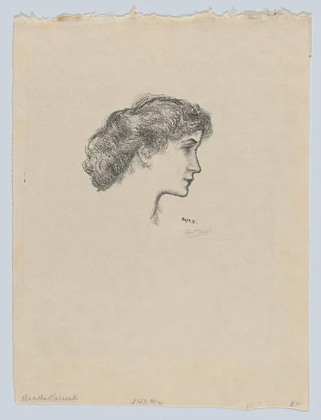 Bertha Kalis (study for poster) — Ernest Haskell
