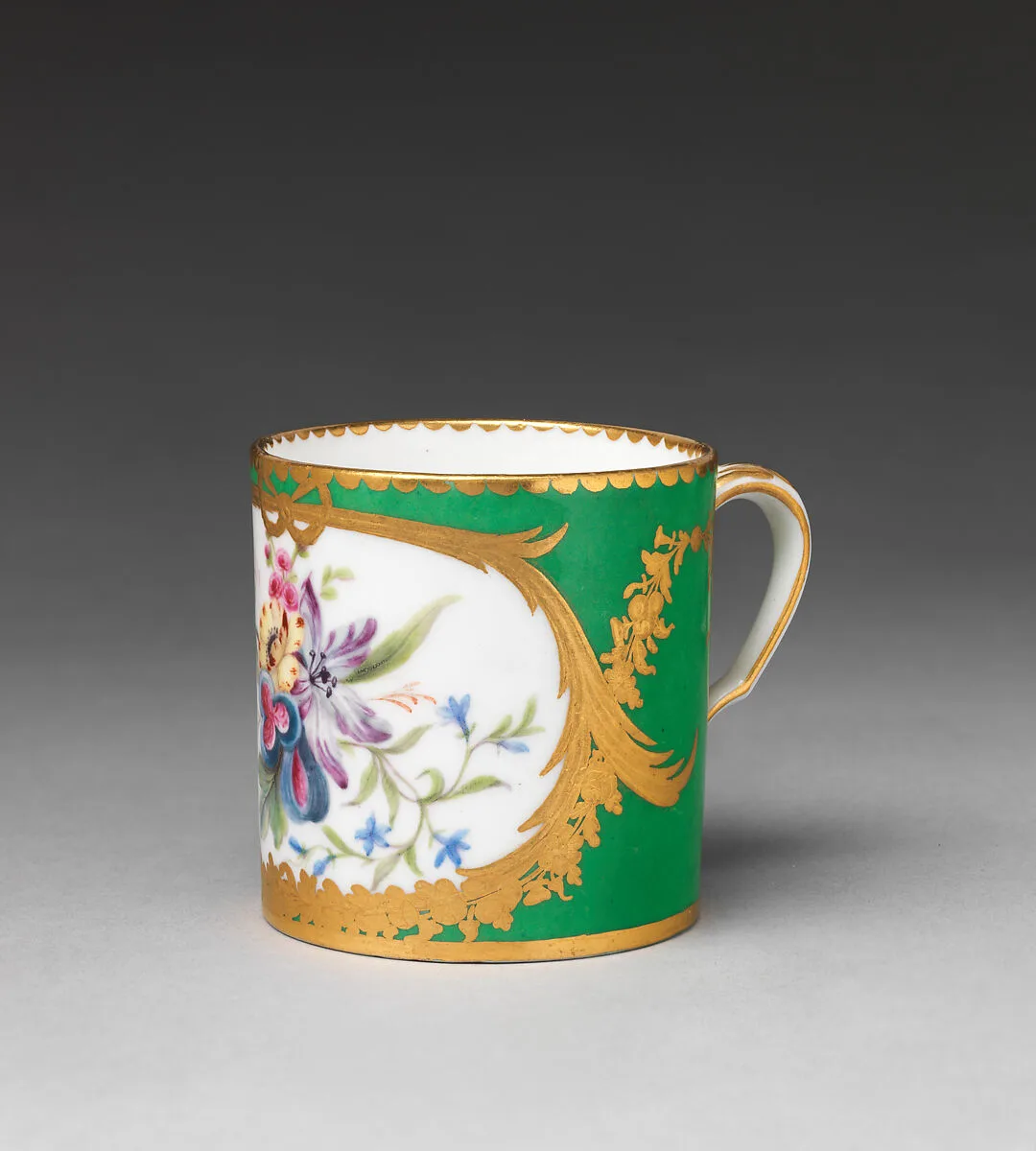 Cup (gobelet litron) (one of nine) (part of a service) — Sèvres Manufactory|Cyprien-Julien Hirel de Choisy|Etienne-Gabriel Girard