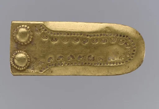 Gold Strap End from a Shoe Buckle