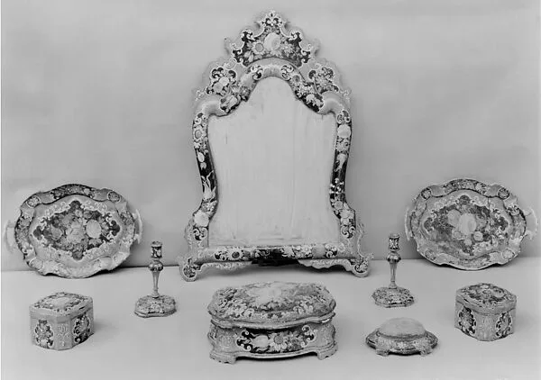 Eighteenth-century-style toilet set — Unknown