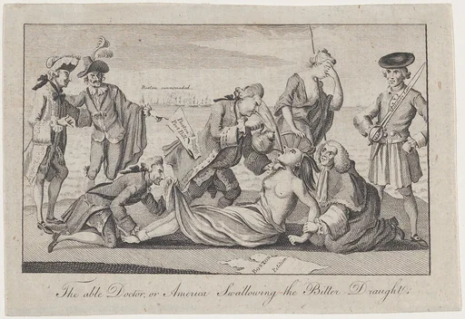 The Able Doctor, or America Swallowing the Bitter Draught