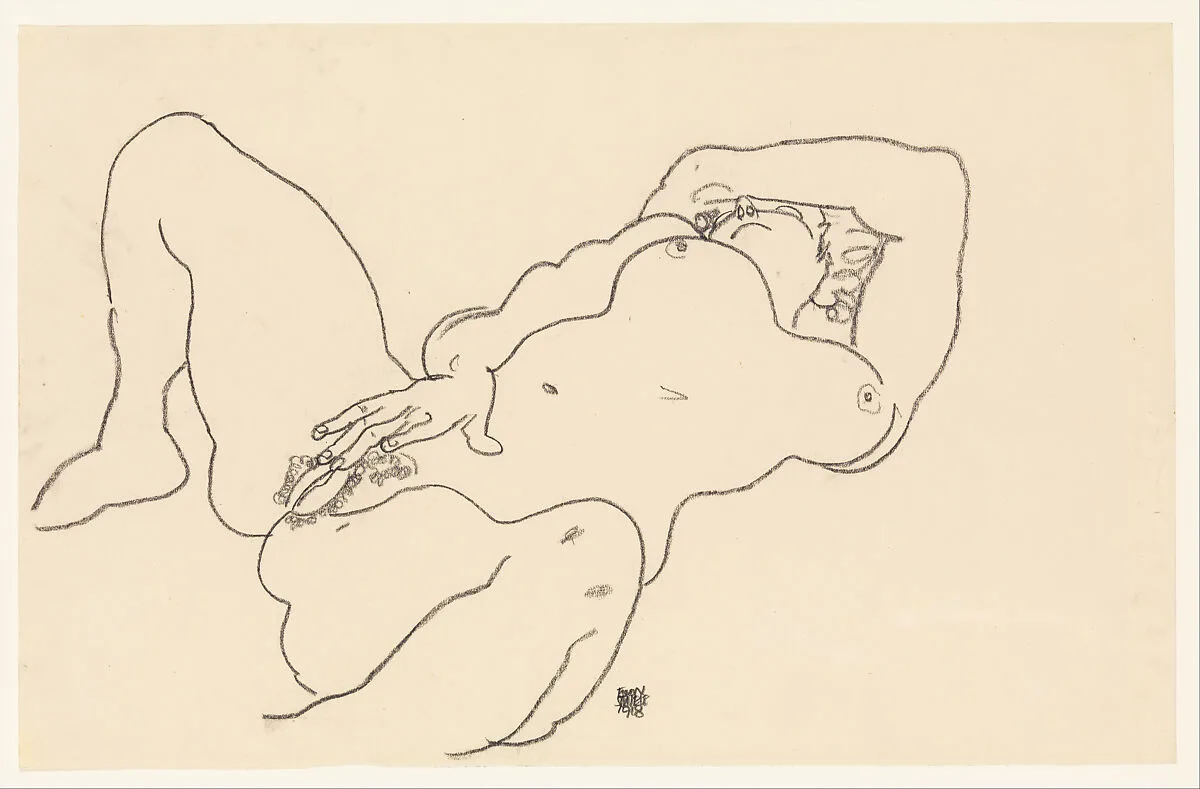 Reclining Nude — Egon Schiele