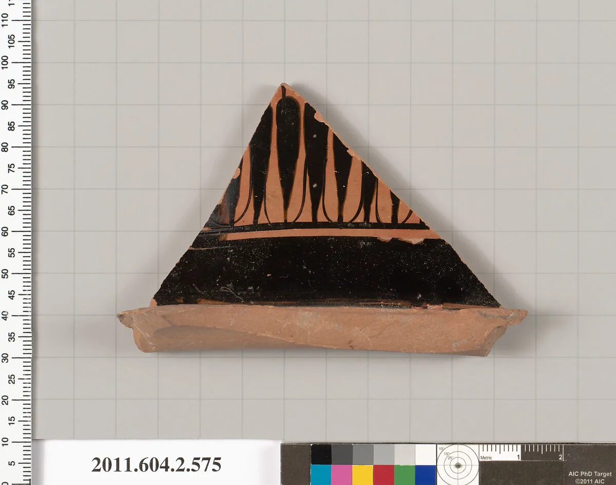 Terracotta fragment of a column-krater (bowl for mixing wine and water) — Unknown