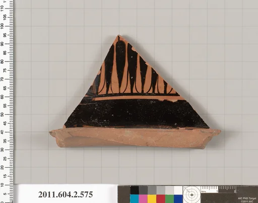 Terracotta fragment of a column-krater (bowl for mixing wine and water)