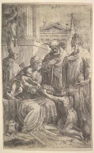 Holy Family with Saints